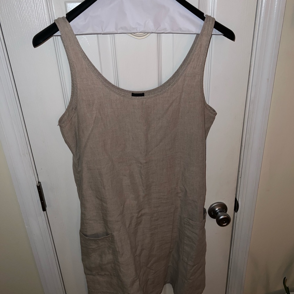 Eileen Fisher Light Brown Tank Dress
